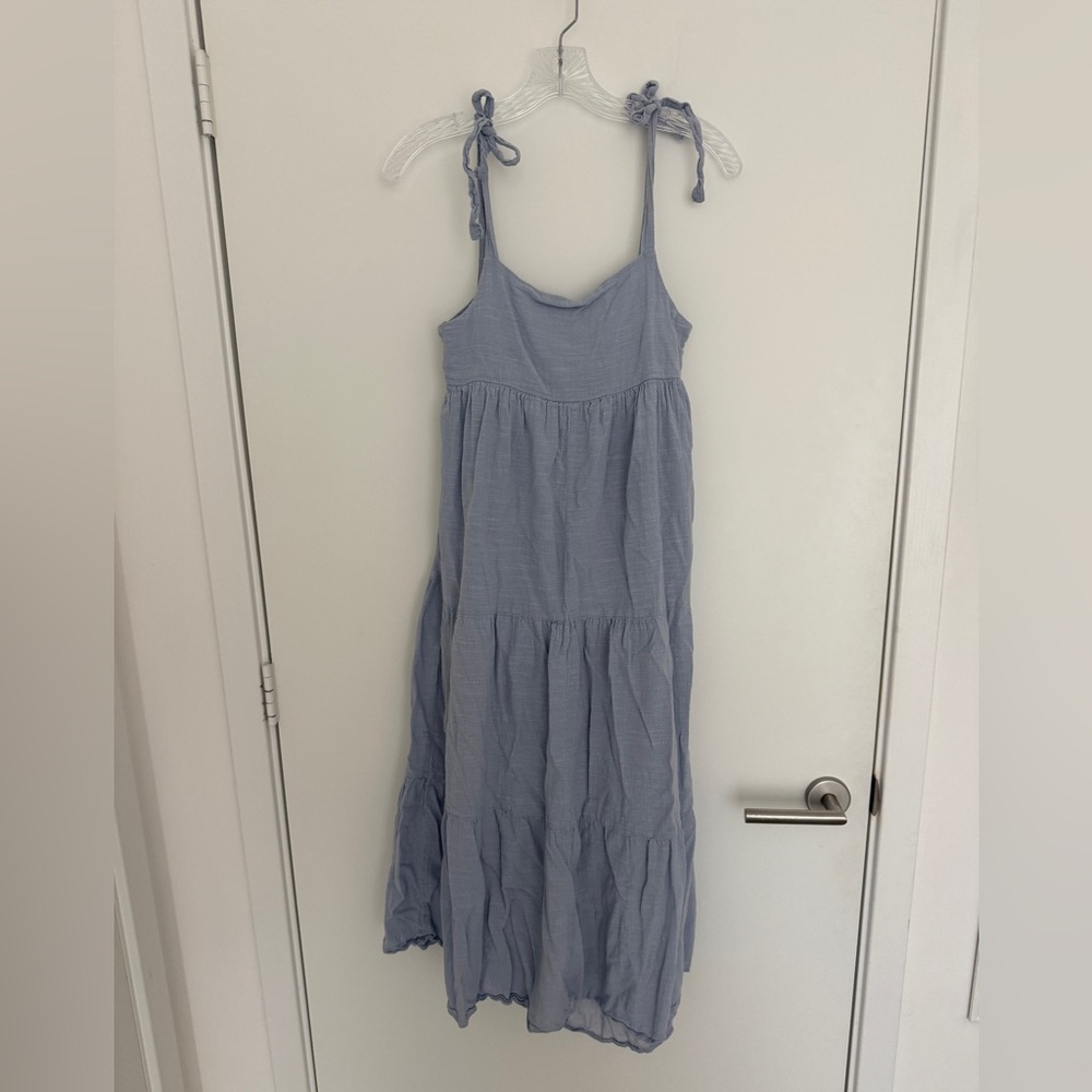 Light Blue Midi Sundress